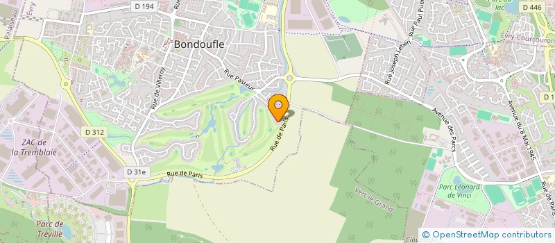 localisation de l'entreprise ADS FRANCE  BONDOUFLE