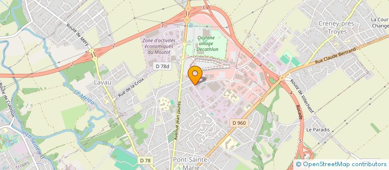 localisation de l'entreprise ADS ISOLATION  PONT-SAINTE-MARIE