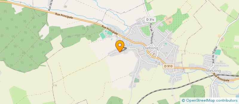 localisation de l'entreprise ADS LA RESIDENCE DU PONT  DIEBLING