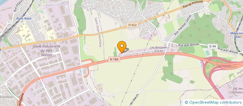 localisation de l'entreprise ADS LASER  MERY-SUR-OISE