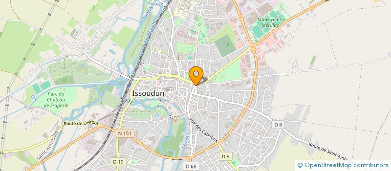 localisation de l'entreprise ADS LE CONCEPT à ISSOUDUN