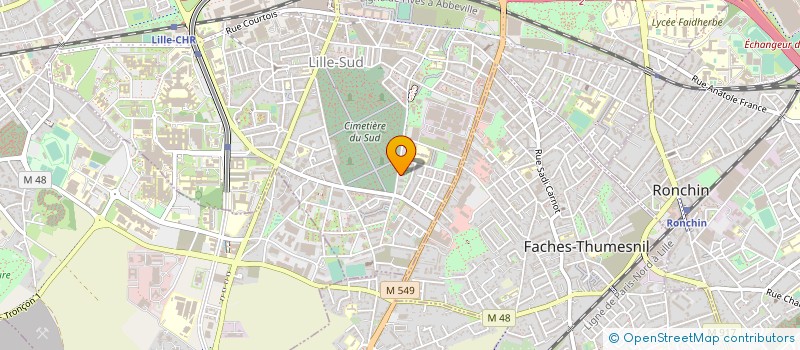 localisation de l'entreprise ADS LILLE SUD à LILLE