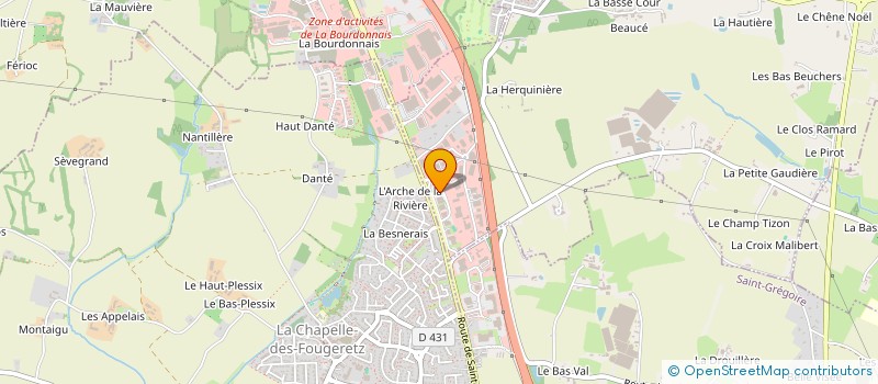 localisation de l'entreprise ADS LOISIRS à LA MEZIERE