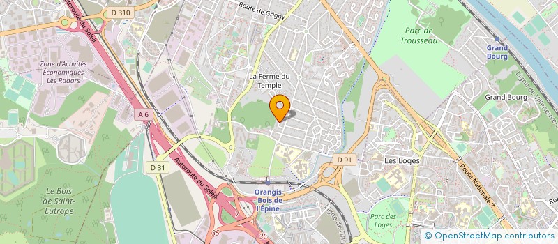 localisation de l'entreprise ADS LUXURY à RIS-ORANGIS