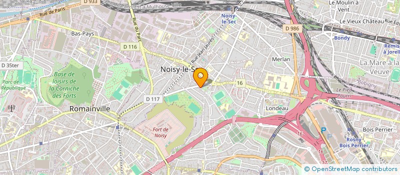 localisation de l'entreprise ADS MENUISERIE GENERALE à NOISY-LE-SEC