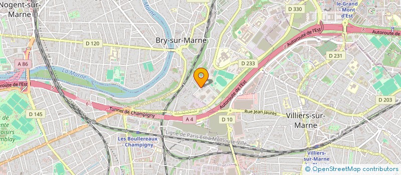 localisation de l'entreprise ADS MENUISIER  BRY-SUR-MARNE