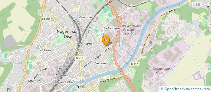 localisation de l'entreprise ADS MEUBLES  NOGENT-SUR-OISE