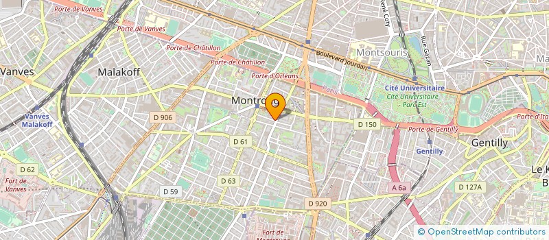 localisation de l'entreprise ADS MONTROUGE à MONTROUGE