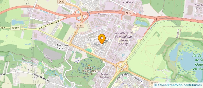 localisation de l'entreprise ADS MOTORCYCLE  ELANCOURT