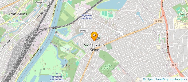 localisation de l'entreprise ADS MULTI-SERVICES à VIGNEUX-SUR-SEINE