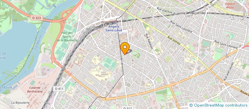 localisation de l'entreprise ADS OUEST à ANGERS