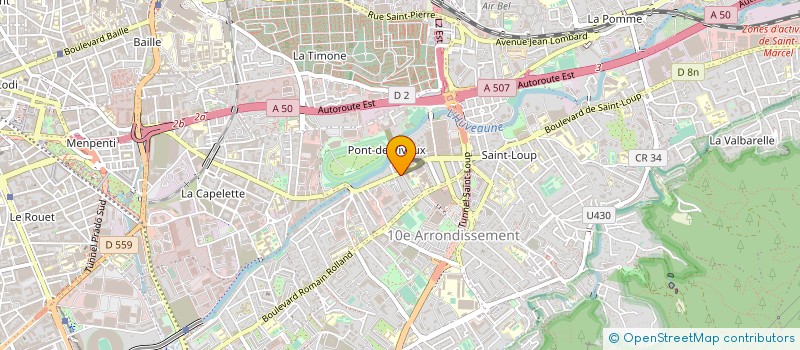 localisation de l'entreprise ADS PATRIMOINE  MARSEILLE