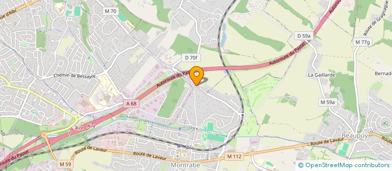 localisation de l'entreprise ADS PATRIMOINE  MONTRABE