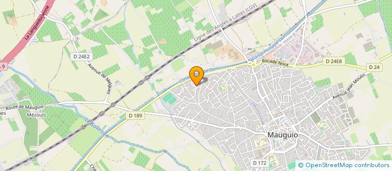 localisation de l'entreprise ADS PEINTURE  MAUGUIO