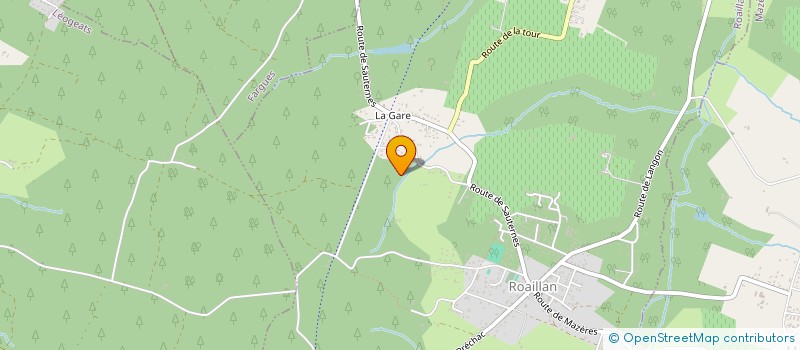 localisation de l'entreprise ADS PEPINIERE  ROAILLAN