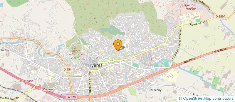 localisation de l'entreprise ADS PISCINES  HYERES