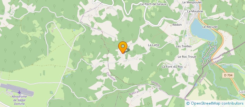 localisation de l'entreprise ADS PLOMBERIE  SAINT-CYBRANET