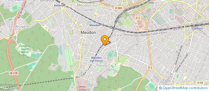 localisation de l'entreprise ADS RESEAUX à MEUDON