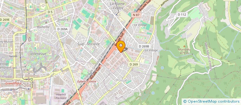 localisation de l'entreprise ADS SAINT MARTIN  SAINT-MARTIN-D'HERES