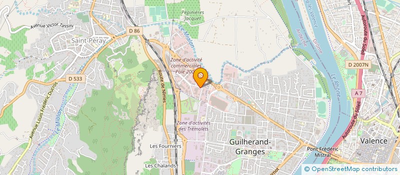 localisation de l'entreprise ADS SECURITE  SAINT-PERAY