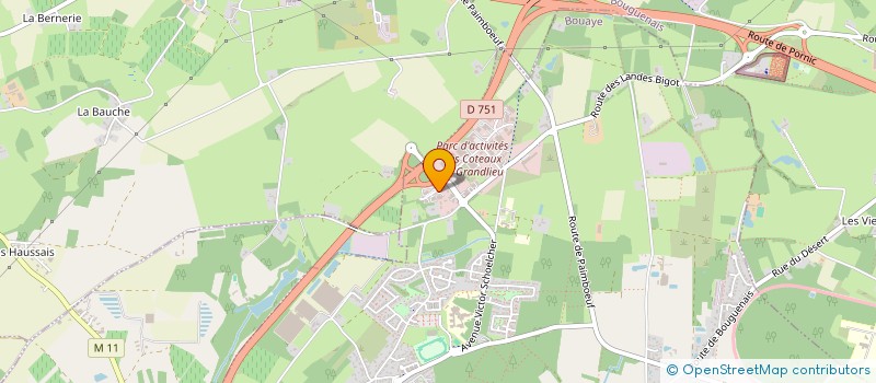 localisation de l'entreprise ADS SOLS  BOUAYE