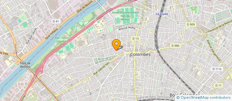 localisation de l'entreprise ADS TECH à COLOMBES