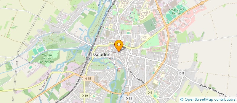 localisation de l'entreprise ADS TELECOM à ISSOUDUN
