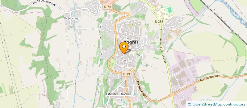 localisation de l'entreprise ADS THOMAS à LANGRES
