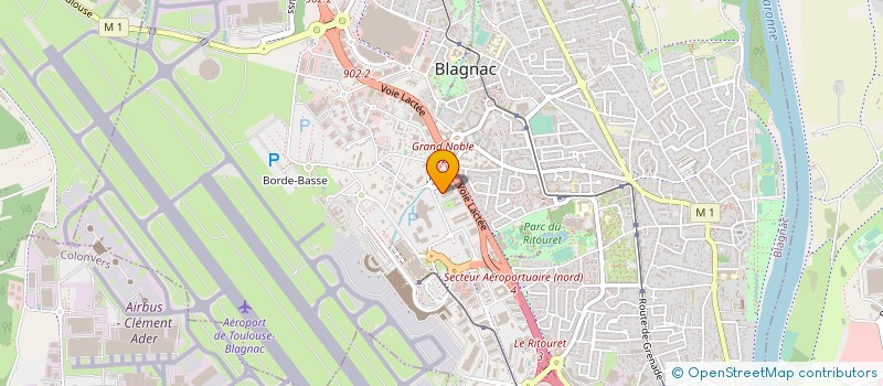 localisation de l'entreprise ADS TOULOUSE à BLAGNAC