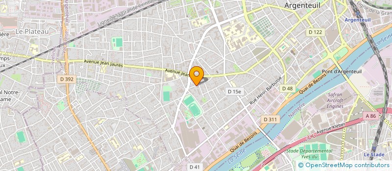 localisation de l'entreprise ADS TRAVAUX à ARGENTEUIL