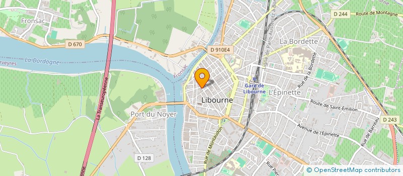 localisation de l'entreprise ADS VACHER à LIBOURNE