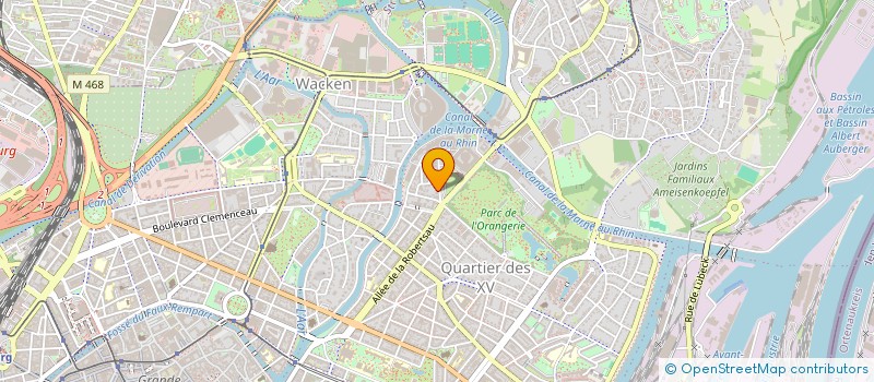 localisation de l'entreprise ADSA  STRASBOURG