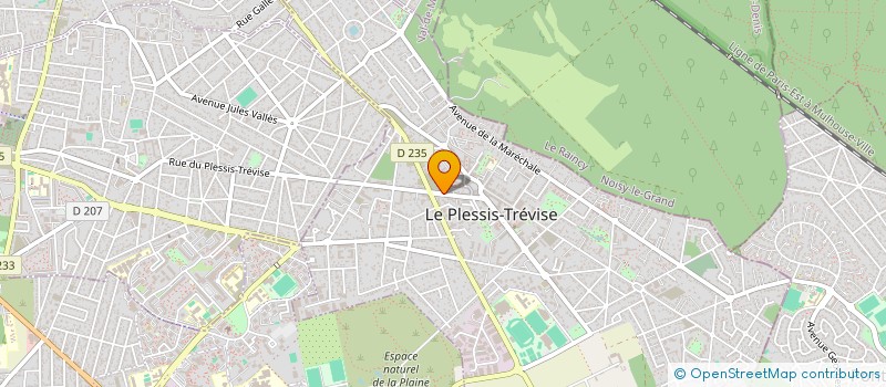 localisation de l'entreprise ADSA AMBULANCES à LE PLESSIS-TREVISE