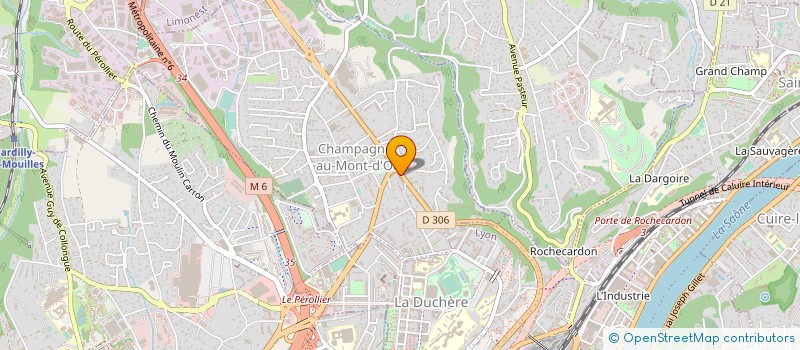 localisation de l'entreprise ADSALUTEM à CHAMPAGNE-AU-MONT-D'OR