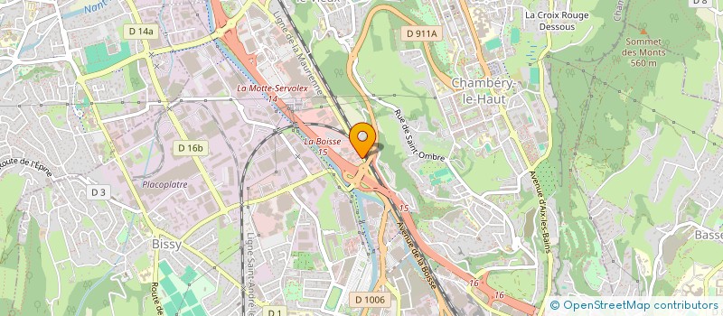 localisation de l'entreprise ADSAM à CHAMBERY