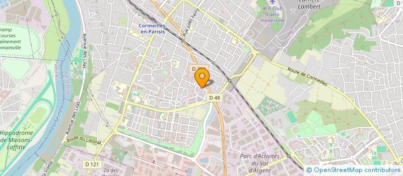 localisation de l'entreprise ADSB TRANSLOC à CORMEILLES-EN-PARISIS