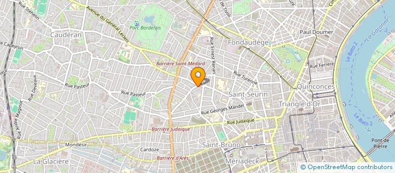 localisation de l'entreprise ADSBARBER  BORDEAUX