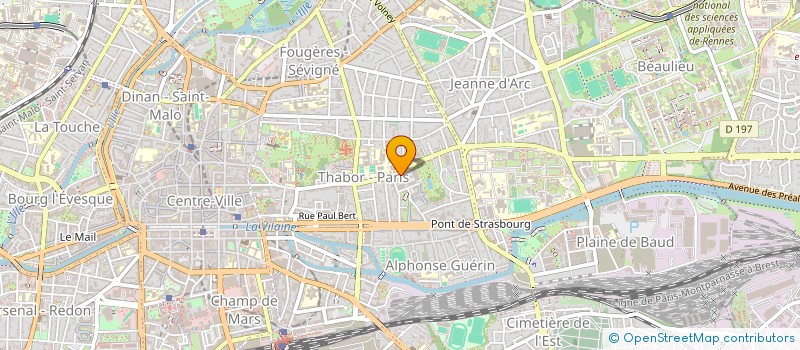 localisation de l'entreprise ADSE LEGRIS à RENNES