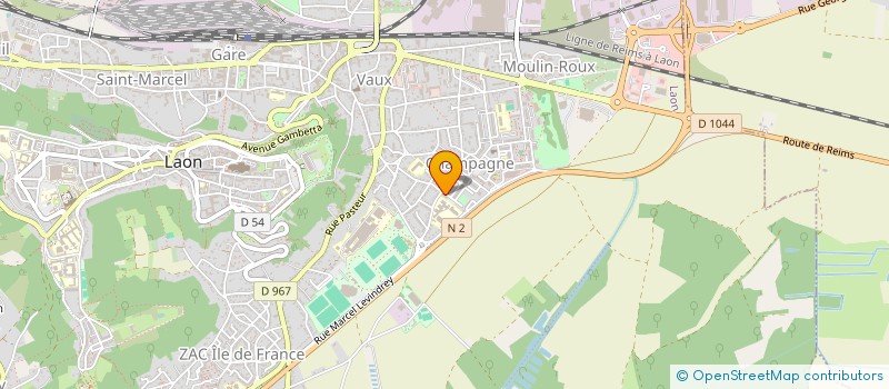 localisation de l'entreprise ADSEA à LAON