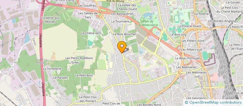 localisation de l'entreprise ADSETE IMMO  SARAN