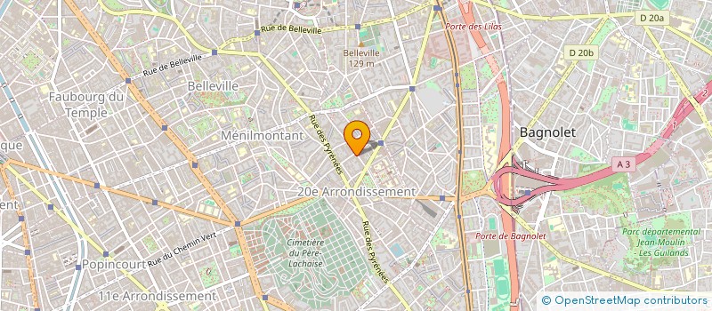 localisation de l'entreprise ADSF à PARIS