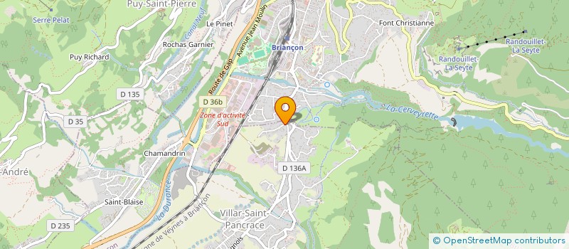 localisation de l'entreprise ADSF  VILLAR-SAINT-PANCRACE