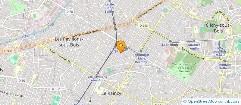 localisation de l'entreprise ADSFI  LIVRY-GARGAN