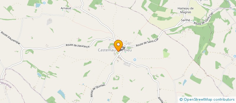 localisation de l'entreprise ADSG  FLEURANCE