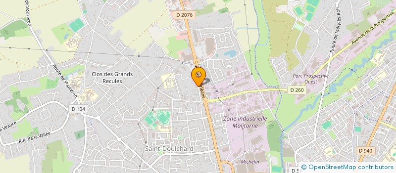 localisation de l'entreprise ADSG FINANCES  SAINT-DOULCHARD