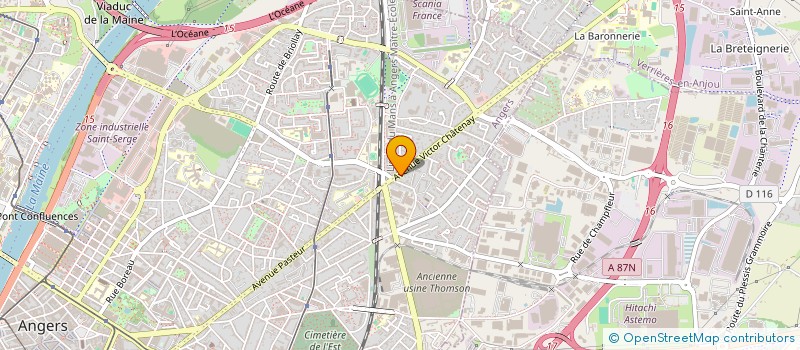 localisation de l'entreprise ADSGROUP à ANGERS