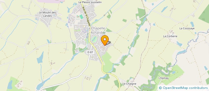 localisation de l'entreprise ADSH IMMO  LES ACHARDS