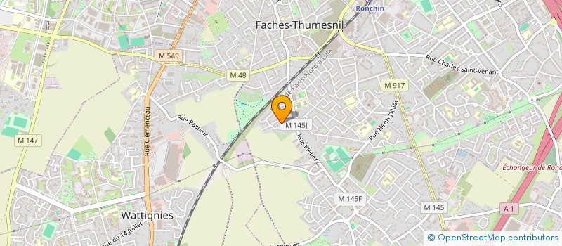 localisation de l'entreprise ADSHARE  FACHES-THUMESNIL