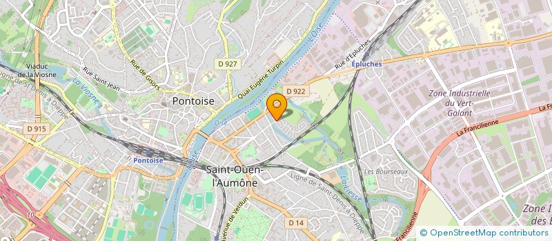 localisation de l'entreprise ADSIA à SAINT-OUEN-L'AUMONE