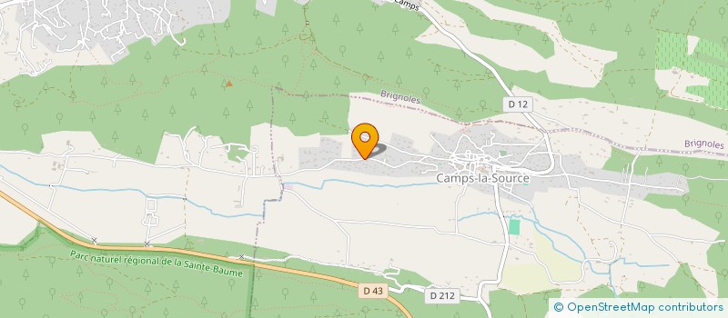 localisation de l'entreprise ADSIST-R  CAMPS-LA-SOURCE